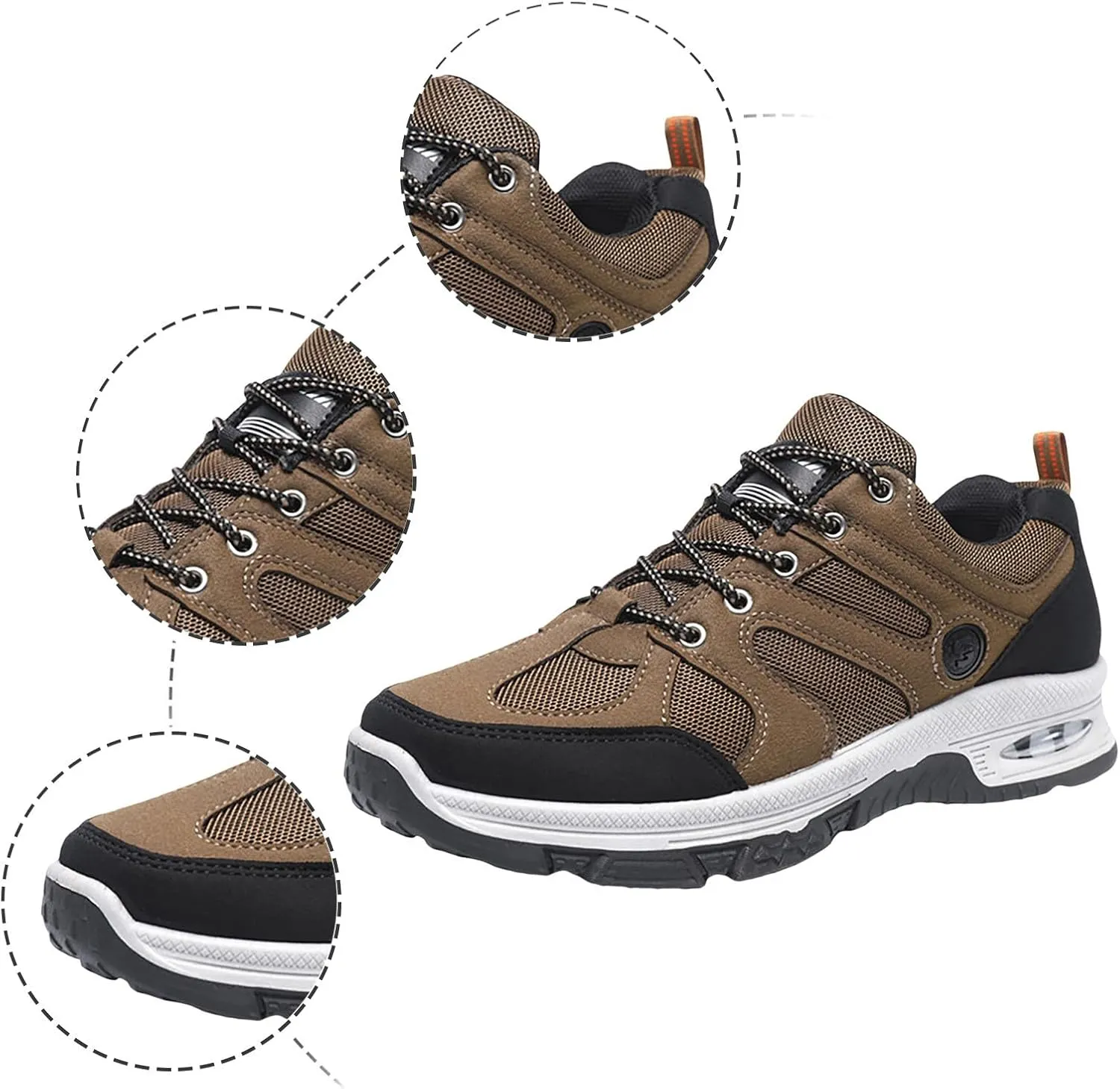 Men's Casual Dress Sneakers 2024 New Men's Outdoor Mountaineering Slip Casual Shoes and Sports Shoes