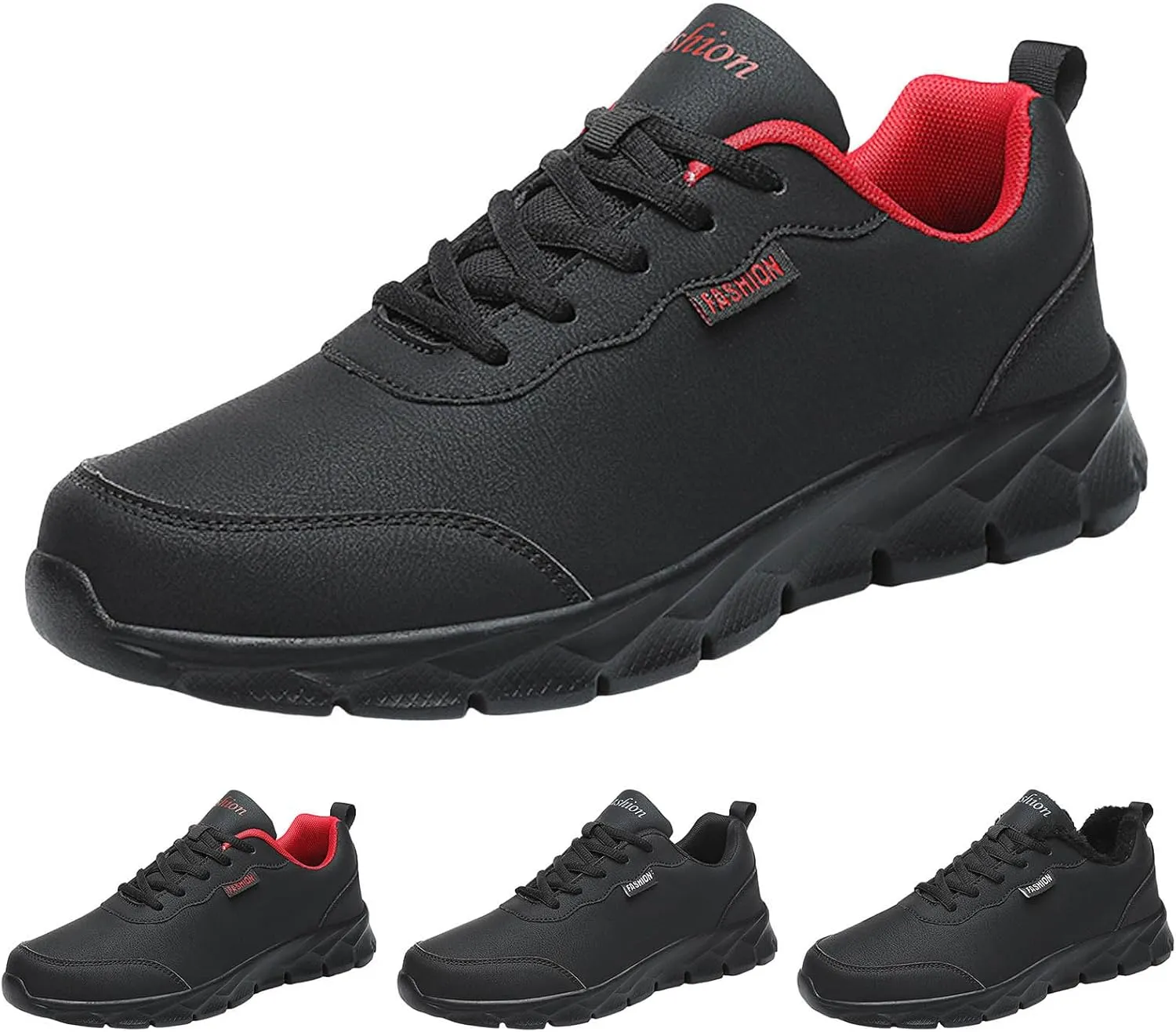 Men's Fashion Sneakers Mens Sneakers Casual Shoes Fashion Black Shoes Casual Tennis for Men Hiking Skateboarding