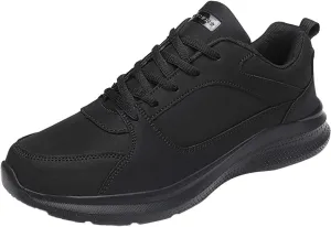 Mens Shoes Casual Fashion Large Size Leather Solid Color Lace Up Casual Shoes Running Big Sneaker Slippers Men