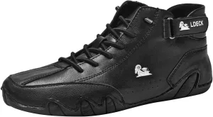 Mens Shoes High Top Lace Up Hook Loop Sport Shoes Casual Mens Plus Size Ankle Boots Top Casual Sneaker
