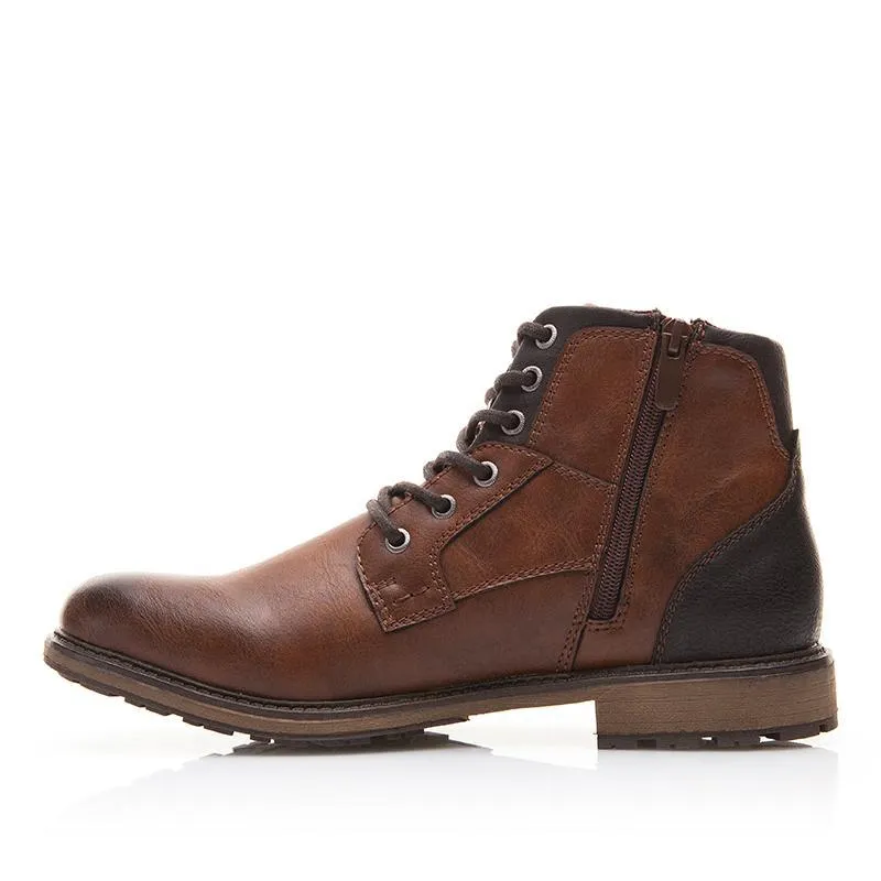 Men's Vintage Style Fashion High-Cut Lace-up Warm Autumn/Winter Boots