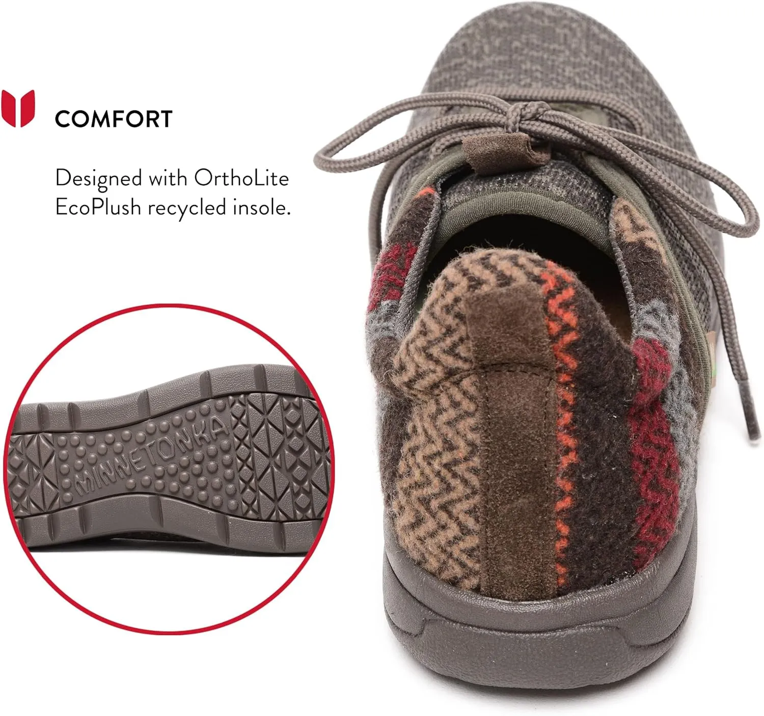 Minnetonka Women??s Ecowise Anew-Knit Casual Sneakers