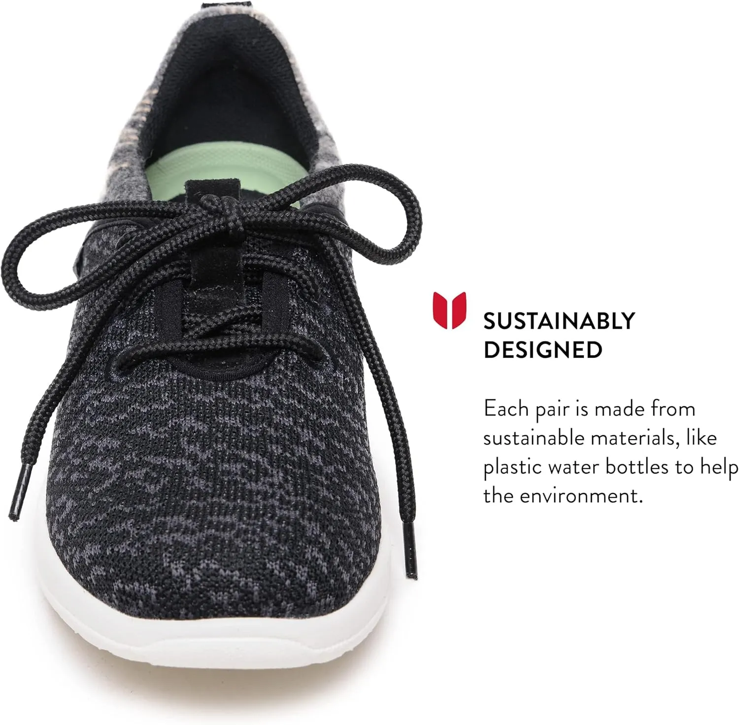 Minnetonka Women??s Ecowise Anew-Knit Casual Sneakers