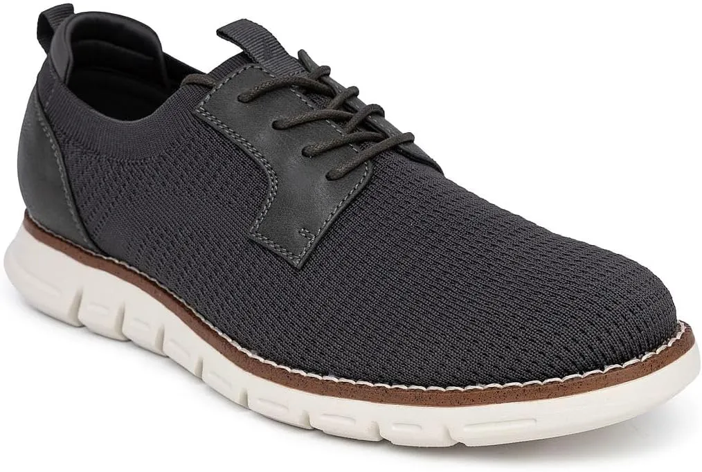 Nautica Men's Knit Dress Oxford Dress Sneakers: Breathable, Stylish, Lightweight & Comfortable - Ideal for Business or Walking