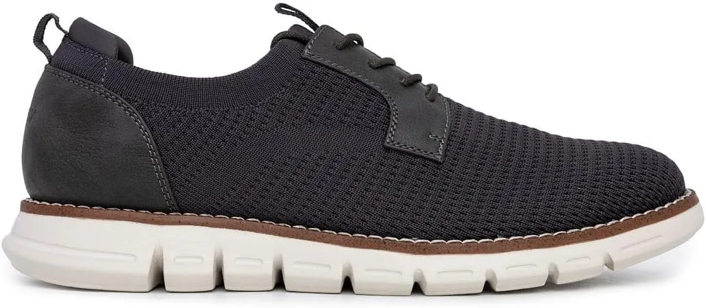 Nautica Men's Knit Dress Oxford Dress Sneakers: Breathable, Stylish, Lightweight & Comfortable - Ideal for Business or Walking
