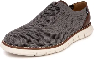 Nautica Men's Knit Dress Oxford Dress Sneakers: Breathable, Stylish, Lightweight & Comfortable - Ideal for Business or Walking