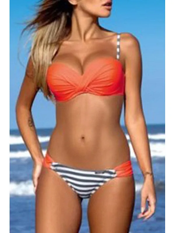 New Sexy Candy Color Bikini Set Swimwear