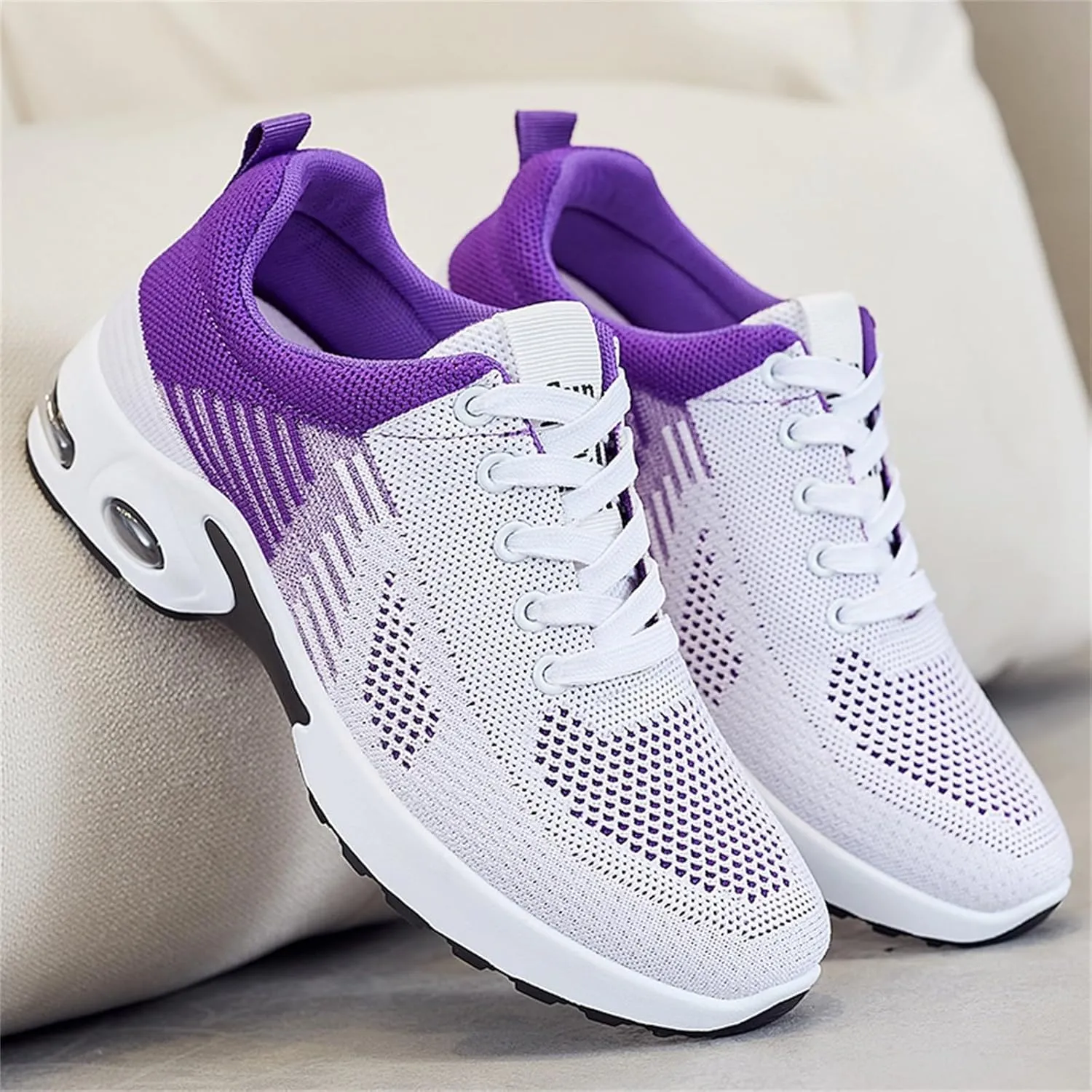 Orthopedic Shoes for Women Wide Width Toe Shoes with Arch Support Stylish Walking Sneakers Mesh Air Cushion Plantar Fasciitis Shoe for Gym Workout Tennis Sports Running Sneakers