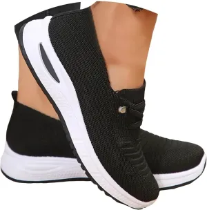 Orthopedic Shoes for Women, Womens Slip On Walking Sneakers Breathable Tennis Shoes Comfortable Arch Support Shoes