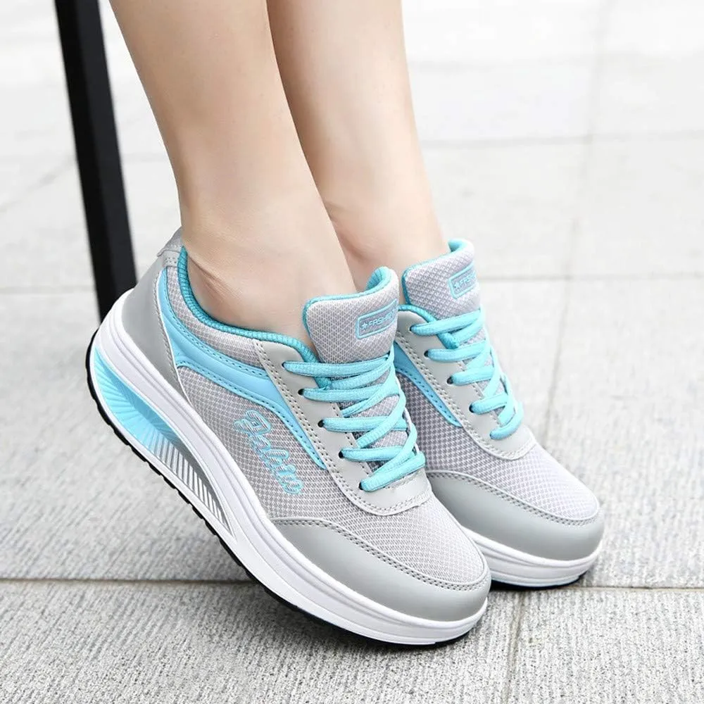 Orthopedic Sneakers for Women Arch Support Mesh Lace Up Cushion Sneakers Comfortable Breathable Lightweight Running Shoes