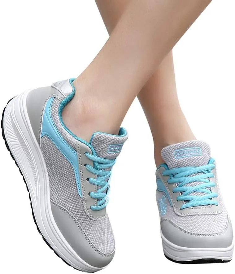 Orthopedic Sneakers for Women Arch Support Mesh Lace Up Cushion Sneakers Comfortable Breathable Lightweight Running Shoes