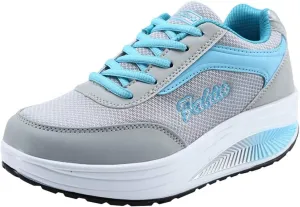 Orthopedic Sneakers for Women Arch Support Mesh Lace Up Cushion Sneakers Comfortable Breathable Lightweight Running Shoes