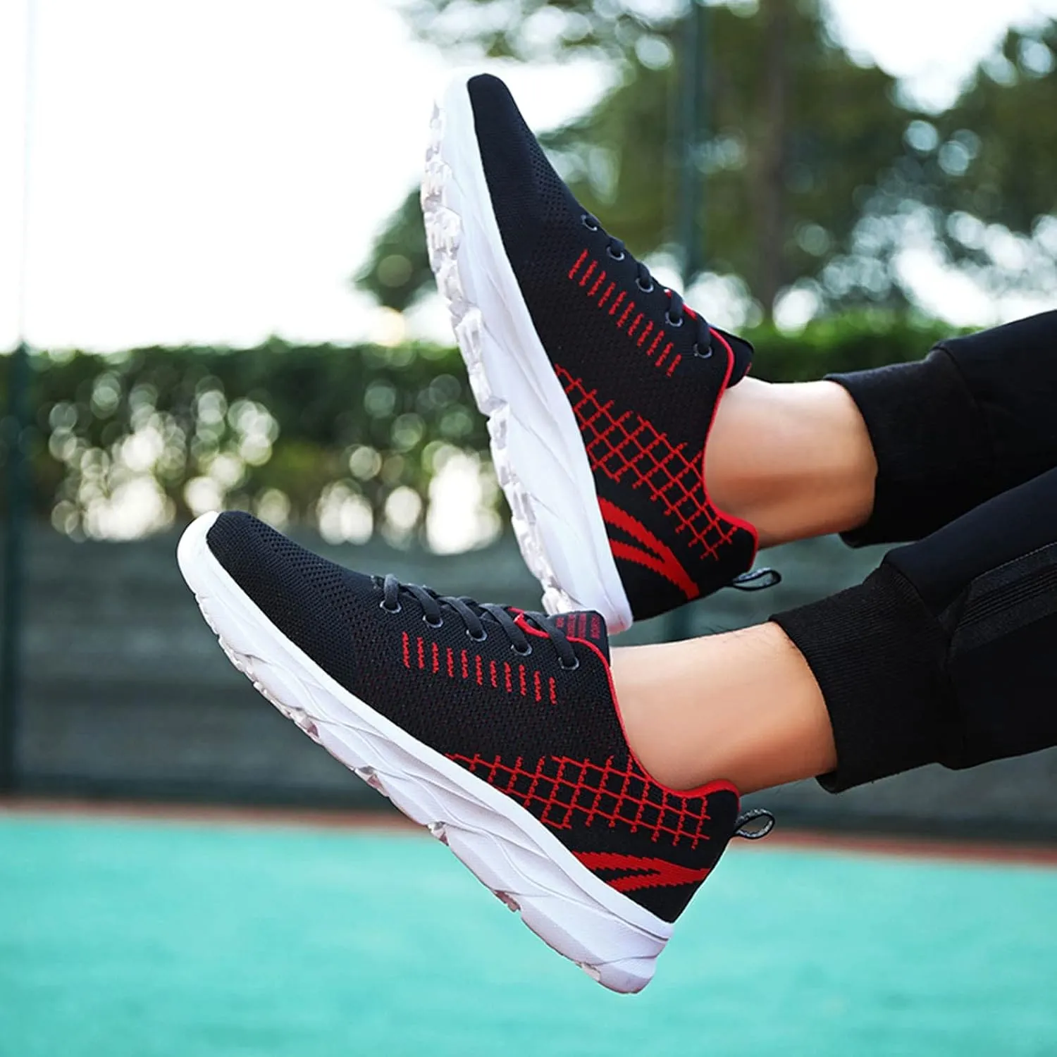 Orthopedic Sneakers for Women Breathable Lightweight Lace-Up Sneaker Wide Width Running Shoes with Arch Support