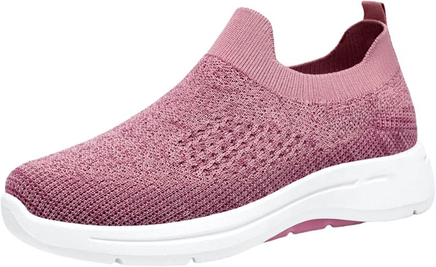 Orthopedic Walking Shoes for Women,2025 New Orthowalkway Womens Shoes,Woven Orthopedic Breathable Walking Sneaker Non-Slip Arch Support Slip on Shoes