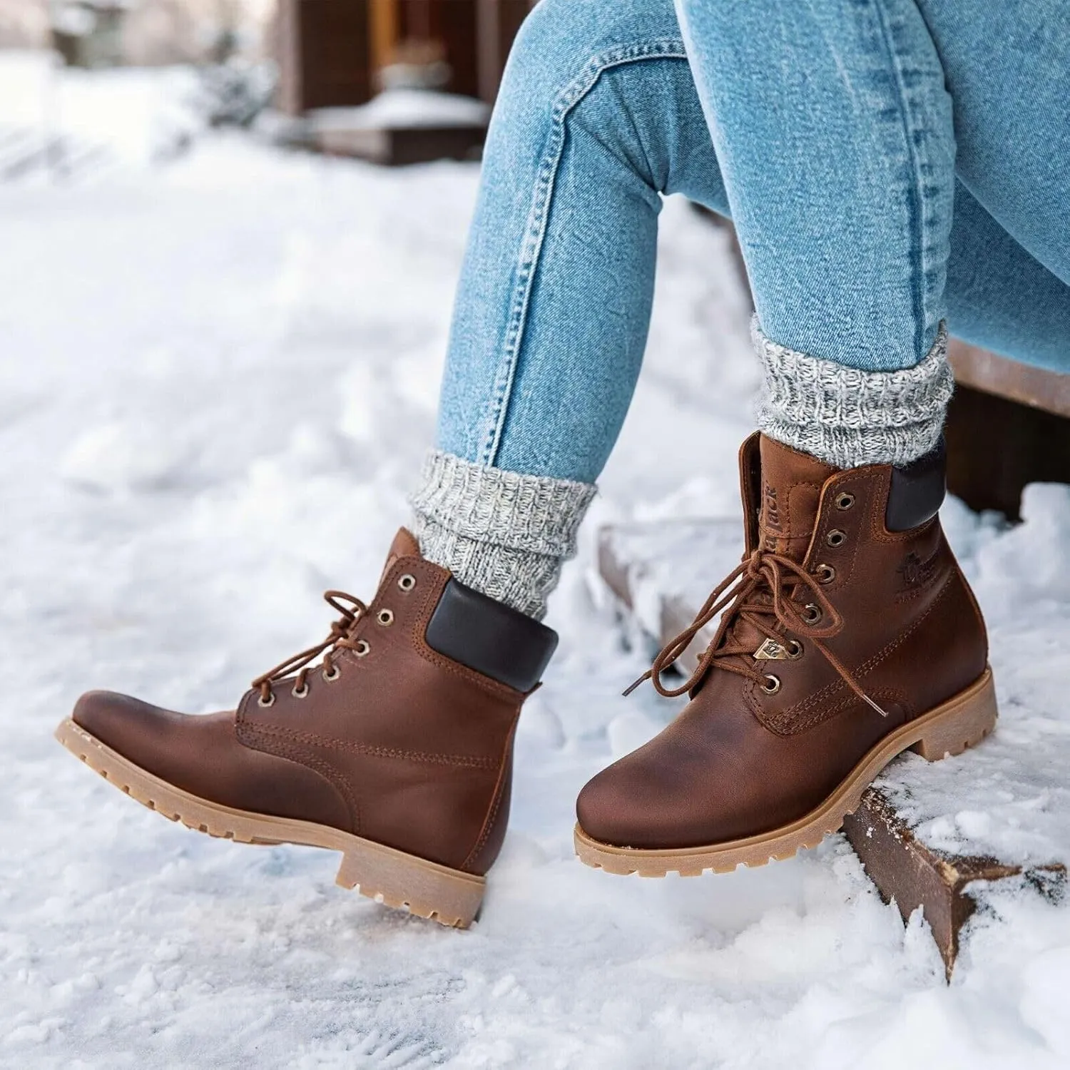 Panama Jack Womens 03 Waterproof Leather Hiking Ankle Chukka Boots