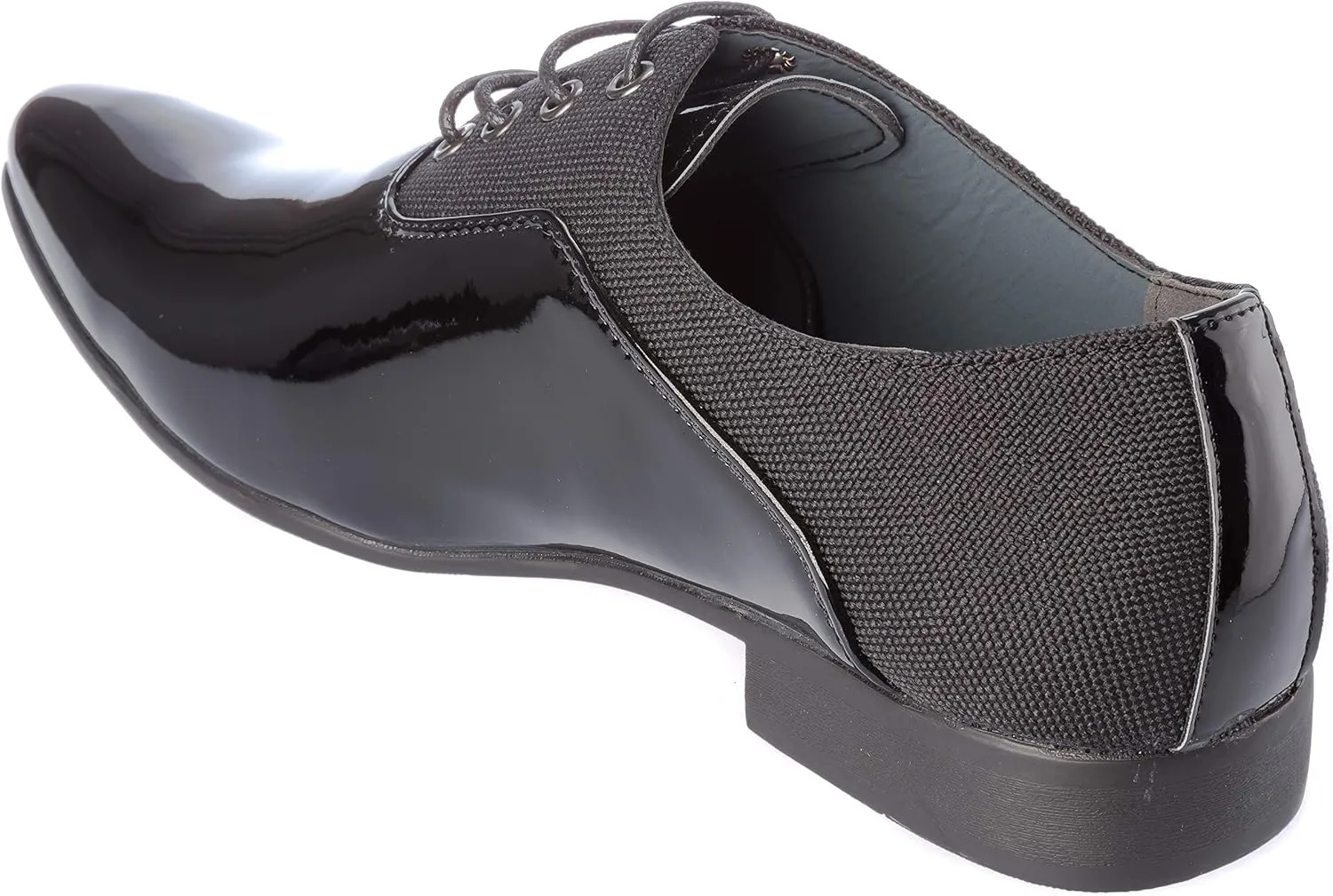 plum07 Mens Oxford Lace-Up Dress-Shoes
