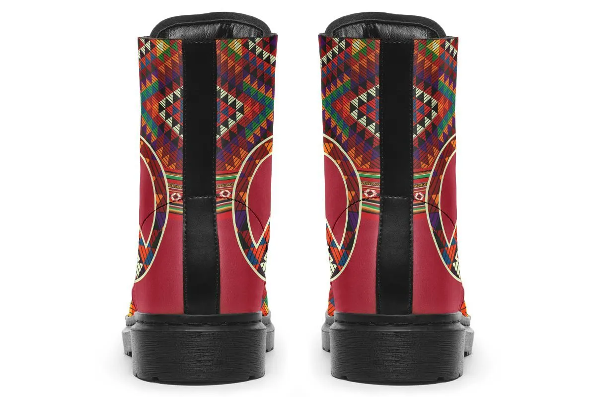 Red Boho Peace