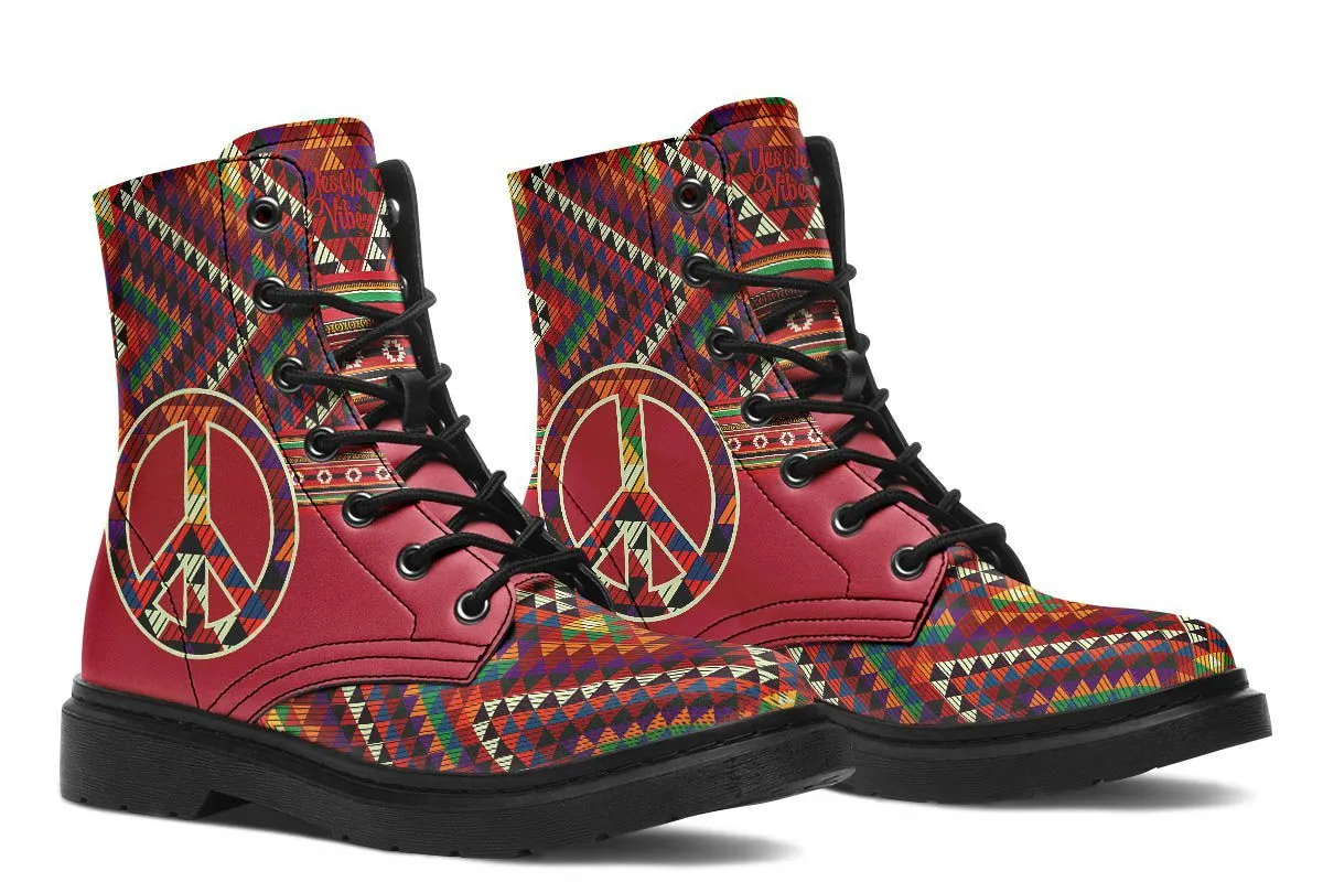 Red Boho Peace