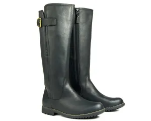 SALE Ladies Moreton Tall Boot in Black Leather by Orca Bay