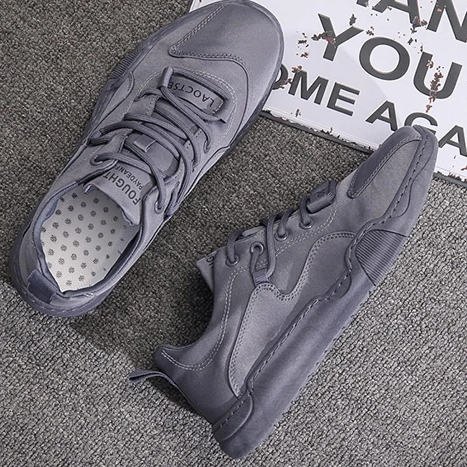 Slip on Shoes for Men Skate Shoes for Men Casual Hands Free Mens Running Sneakers Men's Casual Shoe Fashion Sneaker New