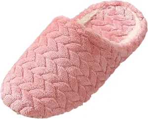 Slippers for Women House Shoes Fuzzy Memory Foam Comfortable Bedroom Slippers Winter Warm Soft Indoor Slippers