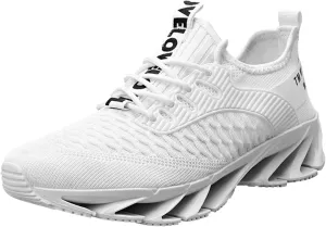Sneakers Height Boosting Shoes for Men Walking Shoes Comfort Non Slip Breathable Knit Slip On Sneaker Laces for Men