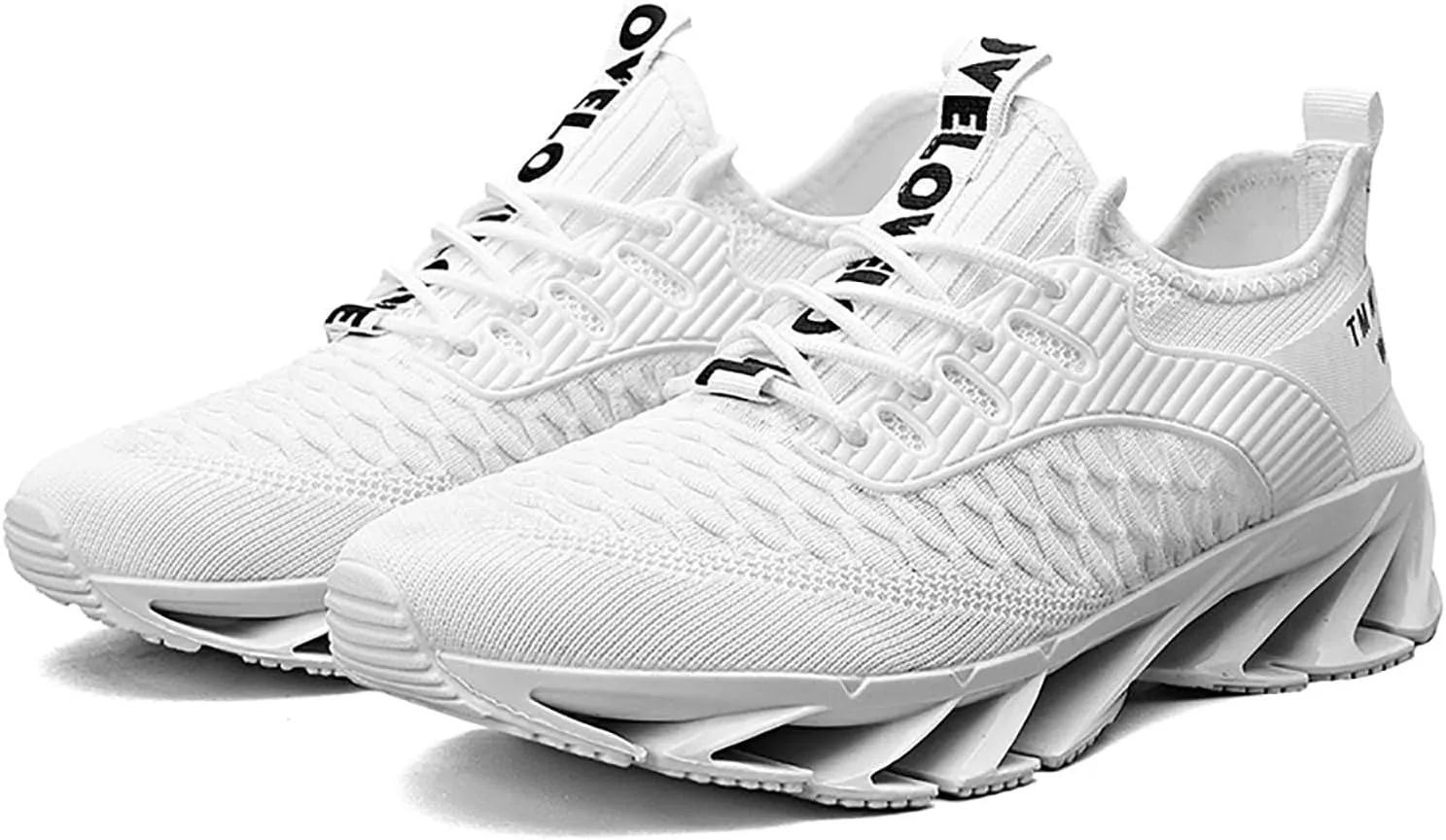 Sneakers Height Boosting Shoes for Men Walking Shoes Comfort Non Slip Breathable Knit Slip On Sneaker Laces for Men
