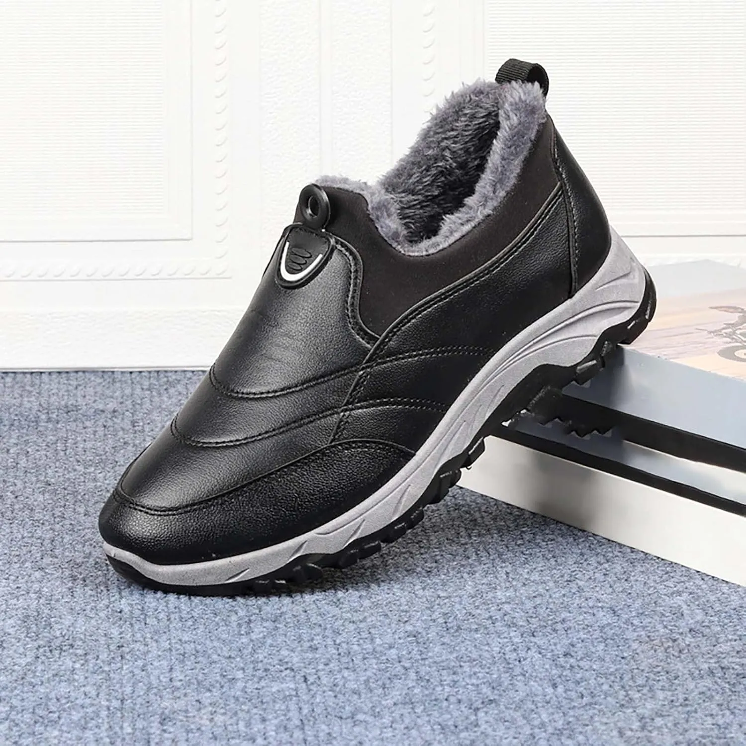 Snow Boots for Women Wide Leg Winter Boots Women Wide Width Slip On Boots for Women Winter Boots for Women 2024 Women's Snow Boots Wide Width Black of Friday Deals 2024