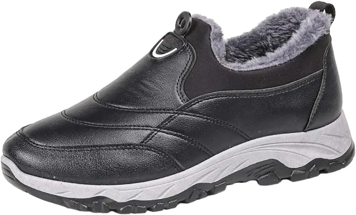 Snow Boots for Women Wide Leg Winter Boots Women Wide Width Slip On Boots for Women Winter Boots for Women 2024 Women's Snow Boots Wide Width Black of Friday Deals 2024