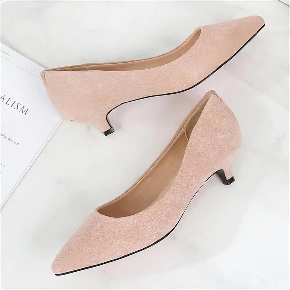 Stunner Women's Classic Fashion Pointed Toe Low Heel Dress Pumps Shoes