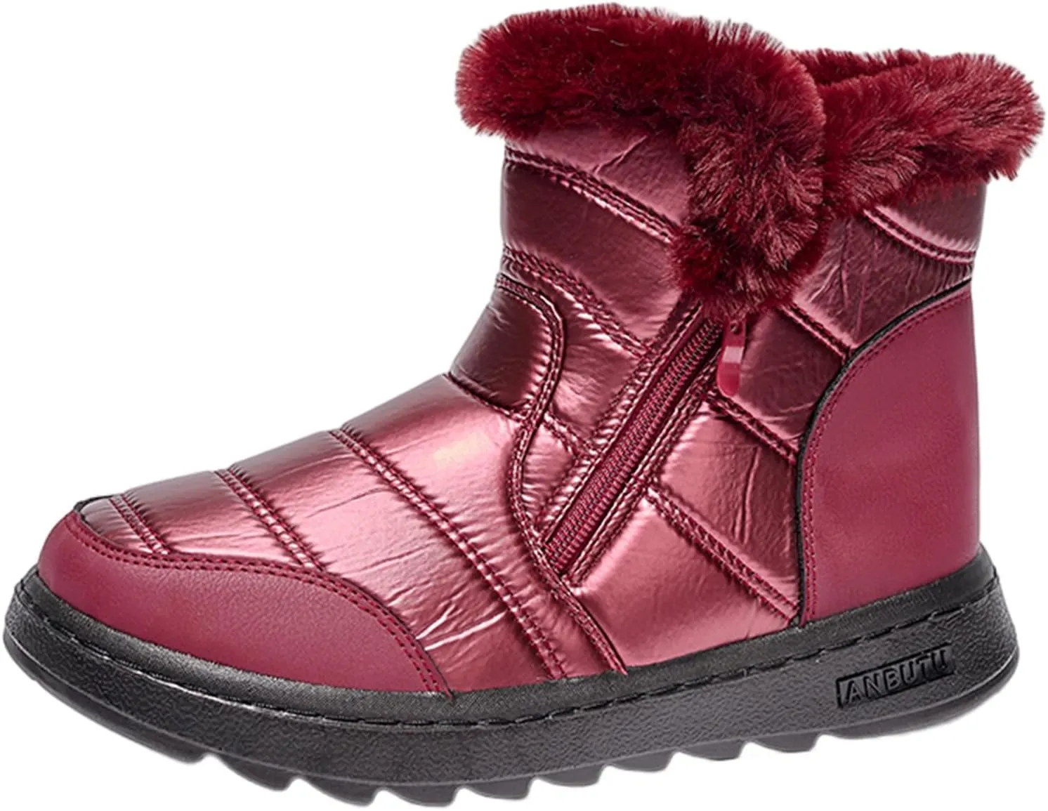 Teen Winter Boots Waterproof Snow Boots Fleece Sneaker Boots Platform Lightweight Hiking Boot Snow Boots for Teens