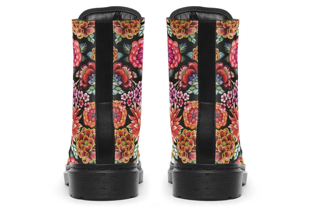 Traditional Black Floral