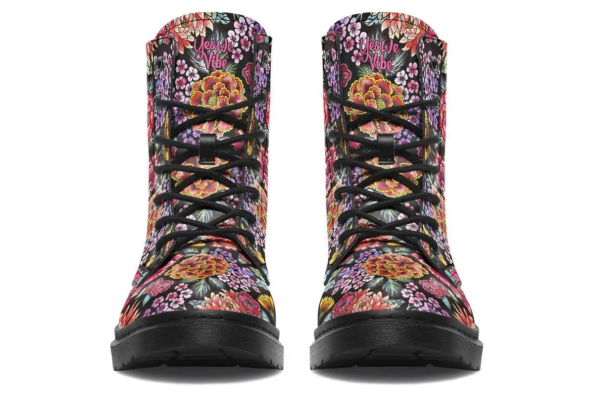 Traditional Black Floral
