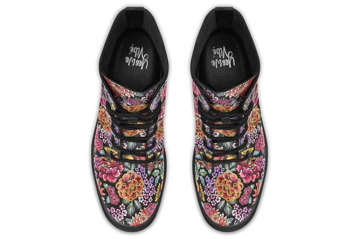 Traditional Black Floral