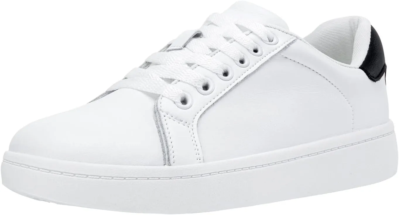 Vepose Women's Walking Casual Sneakers, Dressy Arch Support Comfortable Low Top Tennis Lace up 8003 Shoes