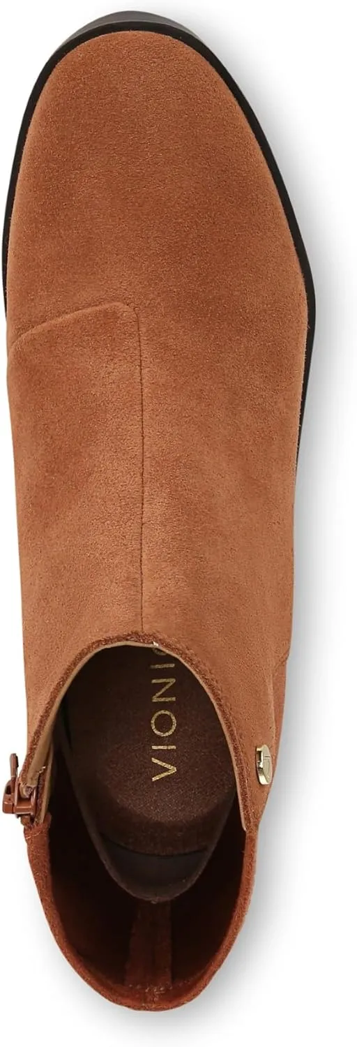 Vionic Women's Wedge Ankle Boots Skylar- Comfortable Bootoes& Supportive Walking Shoes with Built-in Arch Support