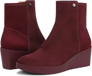 Vionic Women's Wedge Ankle Boots Skylar- Comfortable Bootoes& Supportive Walking Shoes with Built-in Arch Support