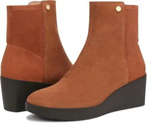 Vionic Women's Wedge Ankle Boots Skylar- Comfortable Bootoes& Supportive Walking Shoes with Built-in Arch Support