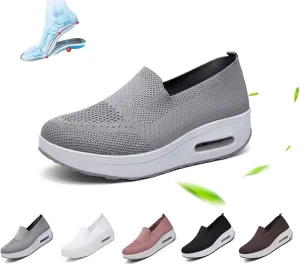 Vogany Shoes Orthopedic Sneakers Women, Women's Orthopedic Sneakers with Arch Support Breathable Mesh Platform Sneakers