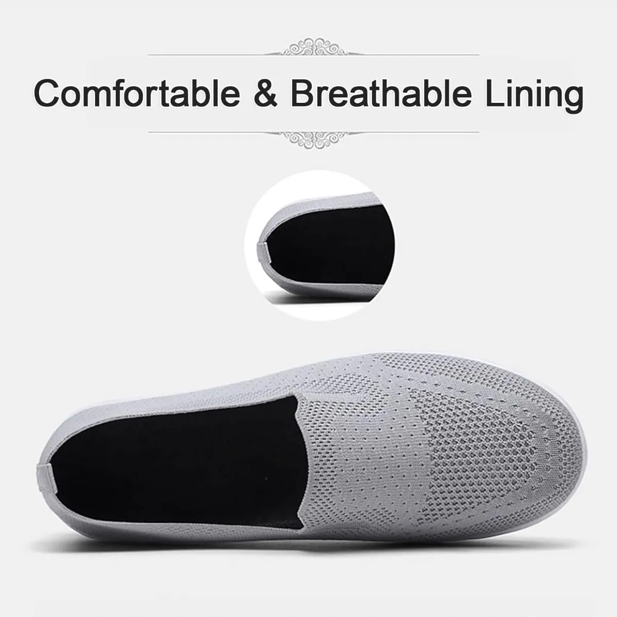 Vogany Shoes Orthopedic Sneakers Women, Women's Orthopedic Sneakers with Arch Support Breathable Mesh Platform Sneakers