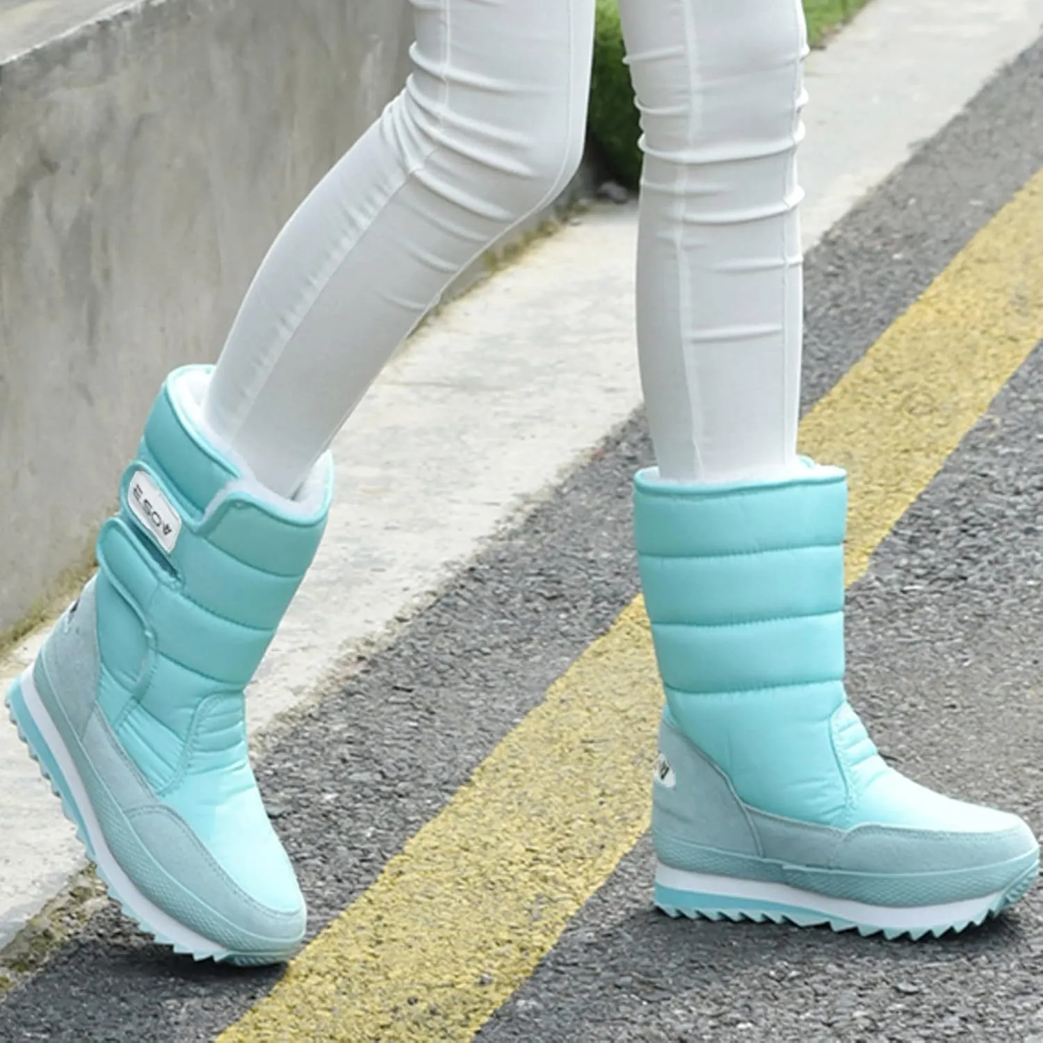 Winter Boots for Women Waterproof Size 11w Snow Boots for Women Waterproof Size 7.5 Boots Winter Waterproof Outdoor Waterproof Rubber Boots for Women Winter Boot for Women Fur