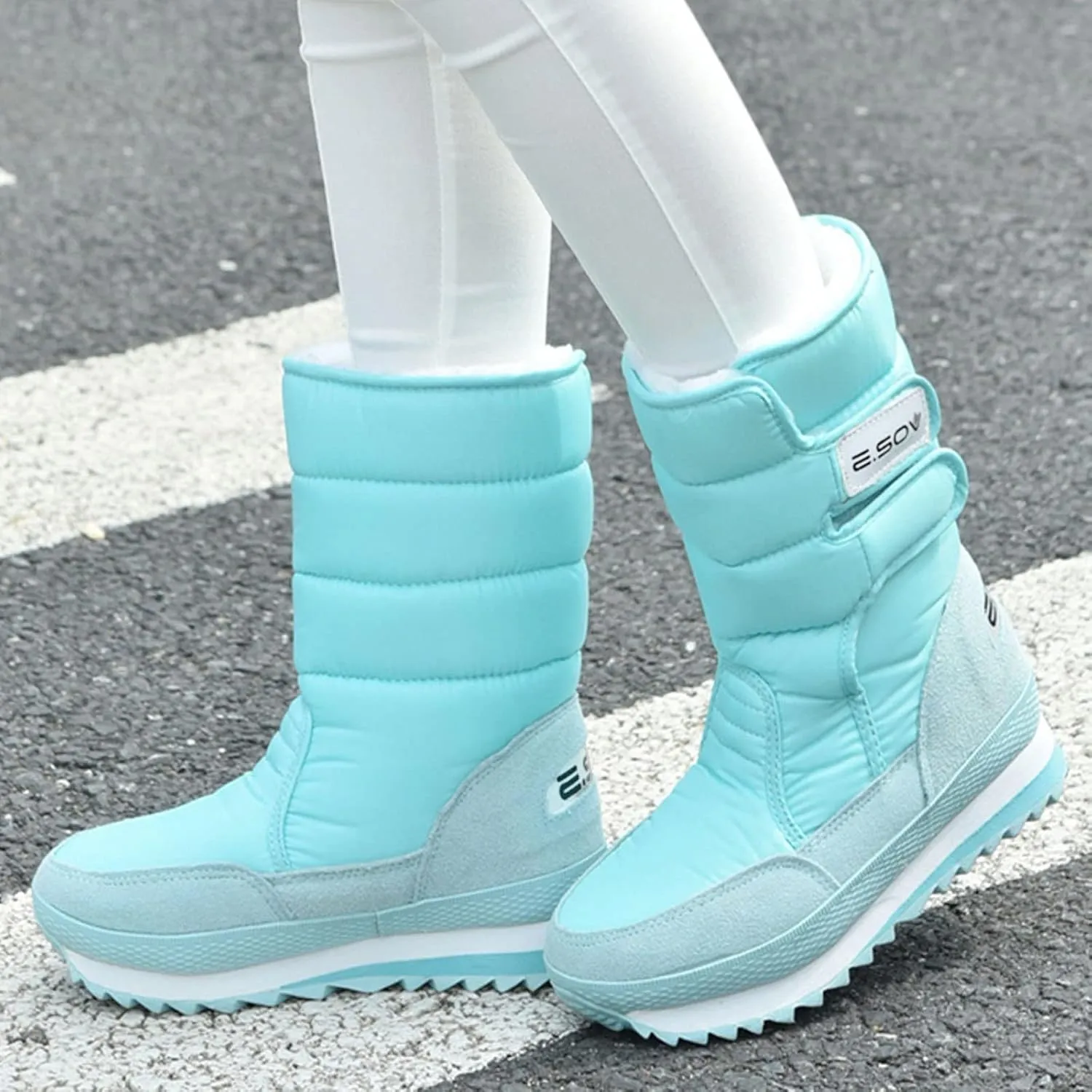 Winter Boots for Women Waterproof Size 11w Snow Boots for Women Waterproof Size 7.5 Boots Winter Waterproof Outdoor Waterproof Rubber Boots for Women Winter Boot for Women Fur