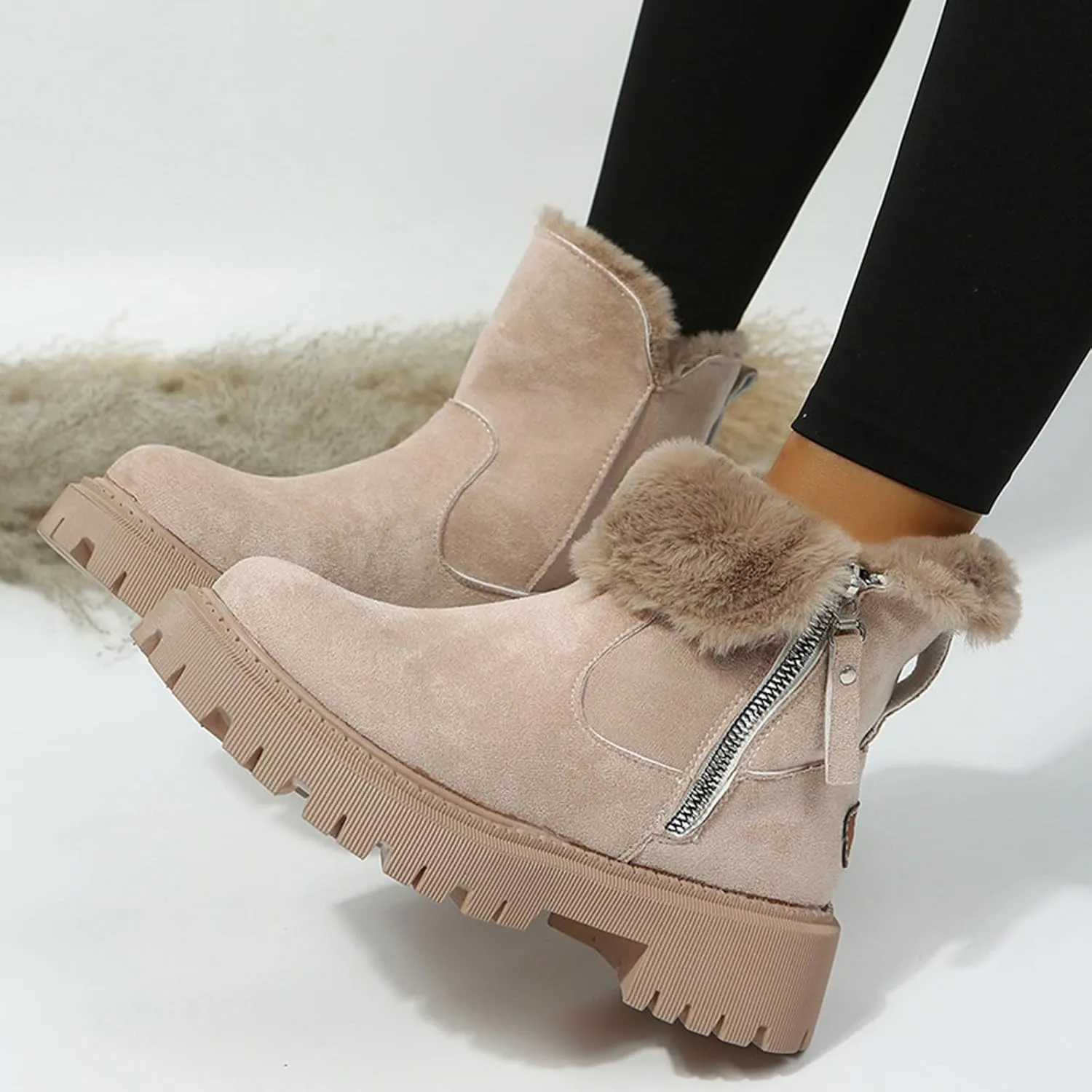Women Boot Shoes Cotton Shoes Anti Slip Boots For Women Snow Boots Waterproof Winter Walking Shoes For Men