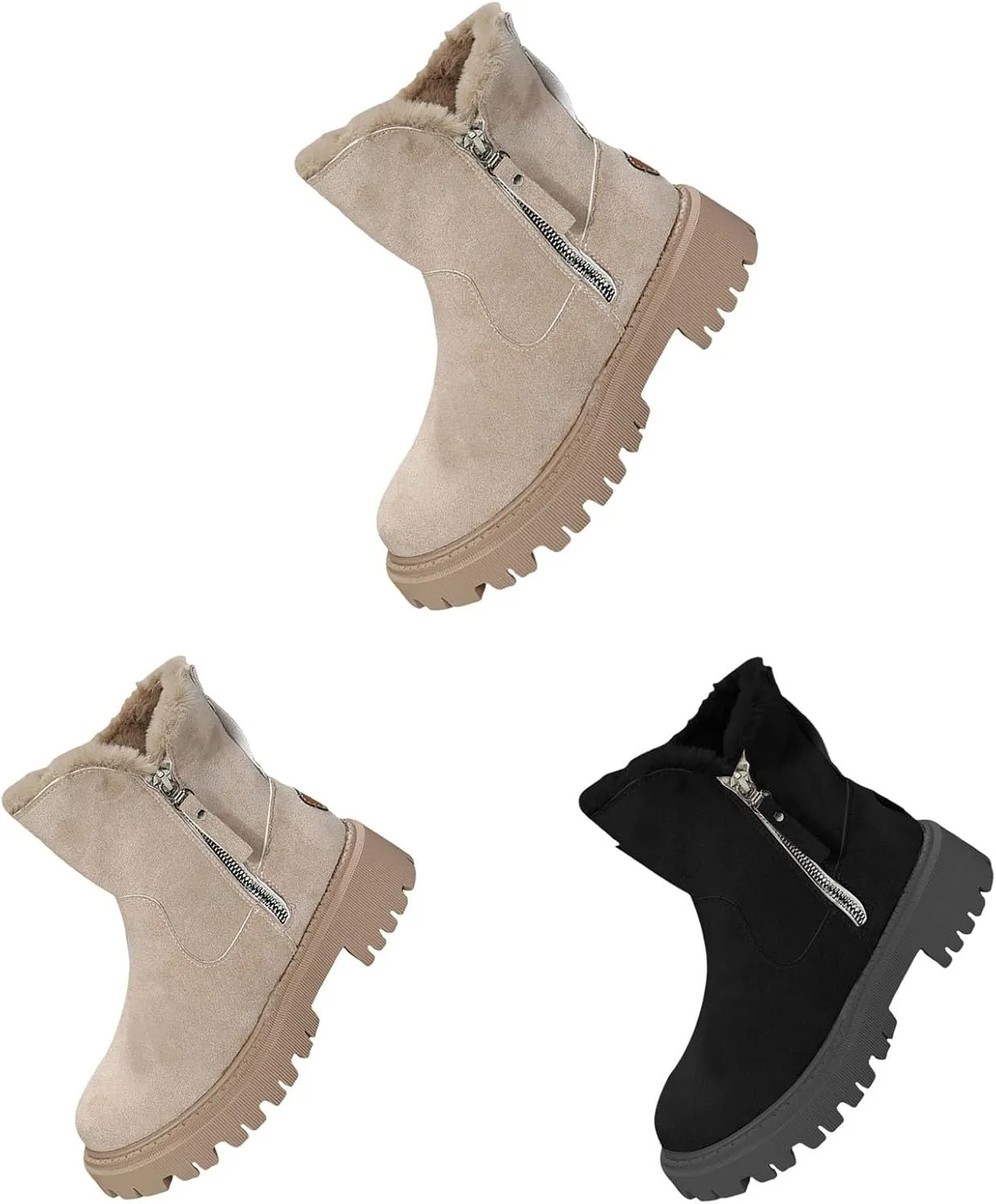 Women Boot Shoes Cotton Shoes Anti Slip Boots For Women Snow Boots Waterproof Winter Walking Shoes For Men
