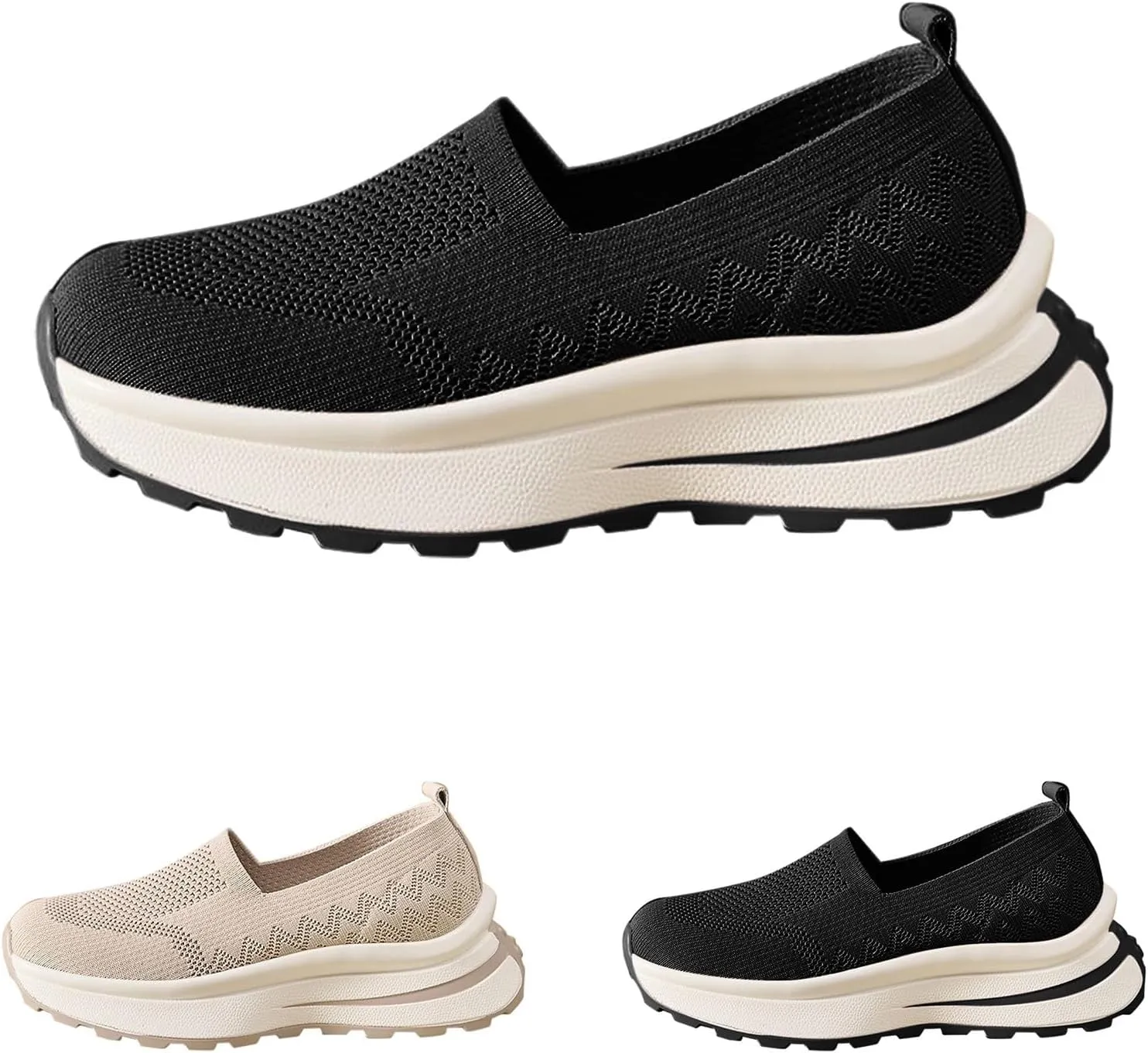 Womens Fashion Sneakers Hollow Sandals Mesh Casual Shoes Platform Walking Sneakers for Women Comfortable Wide Width Casual Shoes