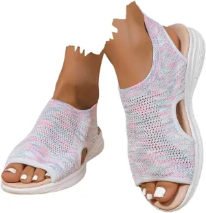 Womens Hiking Sandals with Arch Support, Summer Sport Comfortable Walking Sandals Breathable Outdoor Sandal Slides