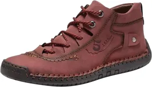 Women's Lace Up Ankle Booties Suede Rubber Sole Running Shoes Low Top Breathable Walking Shoes Lightweight Casual Sneaker