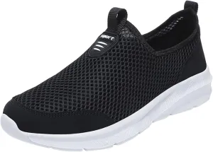 Women's Mesh Lace Lightweight Low-Cut Sneakers, Casual Tennis Shoes, Non-Slip, Fashionable Knitted Socks Shoes are Comfortable and Breathable