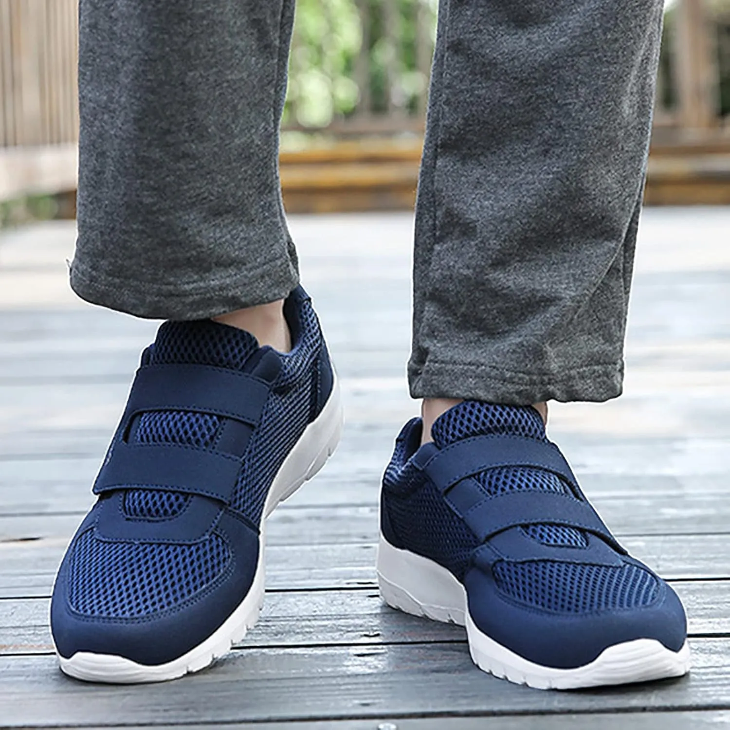 Womens Mesh Sneakers with Arch Support Breathable Casual Sneaker Comfortable Slip On Running Shoes Wide Width Orthopedic Walking Shoes