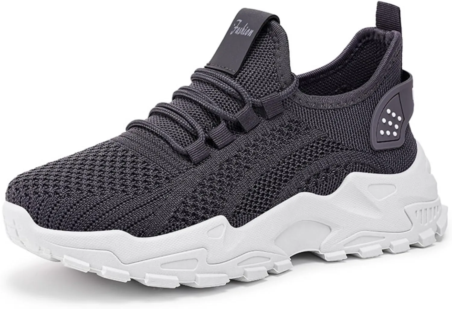 Womens Running Shoes Walking Tennis Sneakers Slip on Casual Stylish Lightweight Breathable Soft Stretch Sole Mesh Lace up Comfortable Outdoor Workout Training Sports Work Shoes Daily Wear Loafers